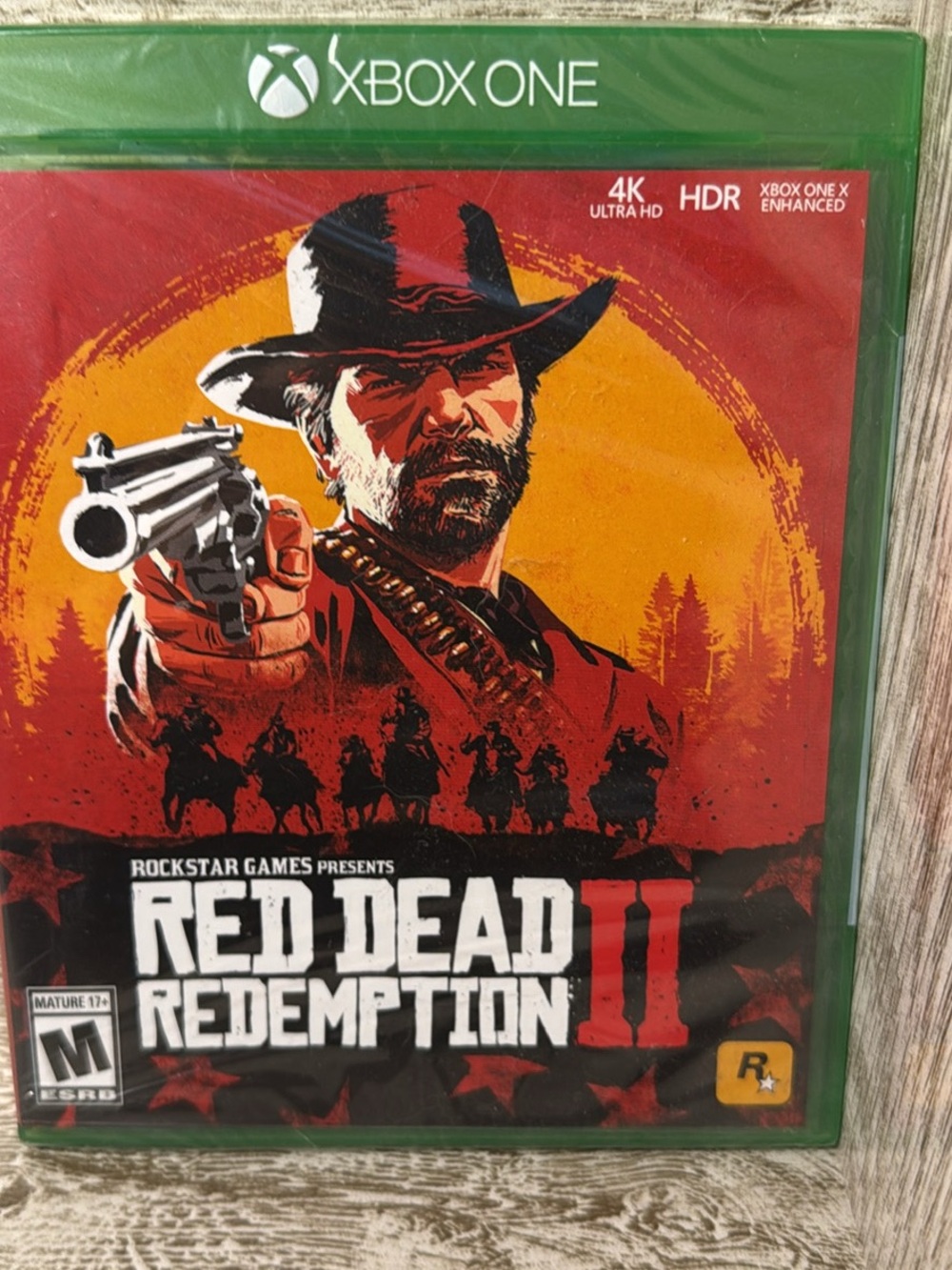 Red Dead Redemption II (Xbox One) - Red/Orange Cover